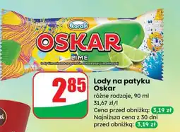 Dino Lody Oskar Lime na patyku Koral oferta