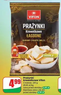 Dino Prażynki krewetkowe Vifon łagodne oferta