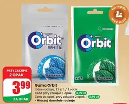 Dino Guma Orbit White Freshmint oferta