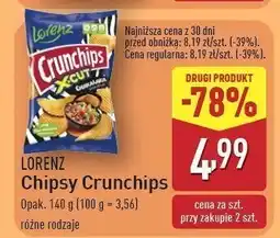 ALDI Chipsy chakalaka Crunchips lorenz oferta
