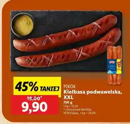 Lidl Kiełbasa podwawelska Pikok oferta
