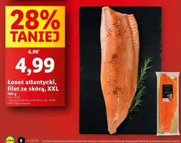 Lidl Łosoś atlantycki xxl filet ze skórą Connoisseur oferta