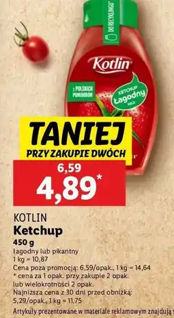 Lidl Ketchup pikantny Kotlin oferta