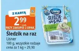 E.Leclerc Śledzik na raz 100g Lisner oferta