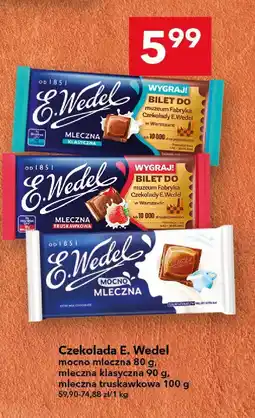 Lewiatan Czekolada E. Wedel mleczna klasyczna 90g oferta