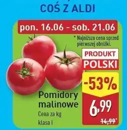 ALDI Pomidory malinowe oferta