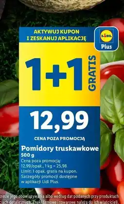 Lidl Pomidory truskawkowe oferta