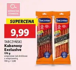 Lidl Kabanosy drobiowe Tarczyński exclusive oferta