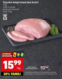 Delikatesy Centrum Szynka wieprzowa bez kości 1kg Delikatesy Centrum oferta