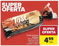 Carrefour Chleb tostowy grillowy 500g Oskroba oferta