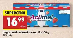 Biedronka Jogurt truskawka Danone actimel oferta
