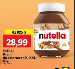 Lidl Krem czekoladowo-orzechowy Nutella oferta
