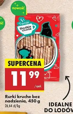 Biedronka Rurki bez nadzienia Twoje słodkie chwile oferta