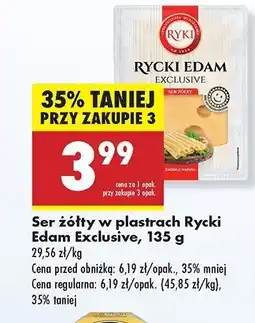 Biedronka Ser rycki edam exclusive Ryki oferta
