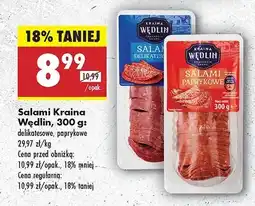 Biedronka Salami paprykowe Kraina wędlin oferta