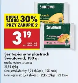 Biedronka Ser gouda Światowid oferta
