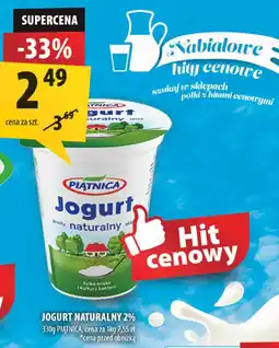 Arhelan Jogurt naturalny 2% Piątnica 330g oferta