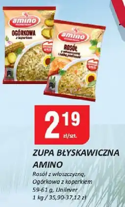 Chorten Zupa błyskawiczna Amino ogórkowa z koperkiem 59-61 g Unilever oferta