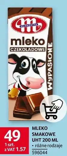 Selgros Mleko smakowe UHT 200ml Mlekovita oferta