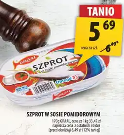 Arhelan Szprot w sosie pomidorowym 170g Graal oferta