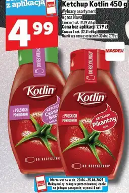 Topaz Ketchup Kotlin 450g oferta