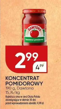 Chata Polska Koncentrat pomidorowy Dawtona oferta