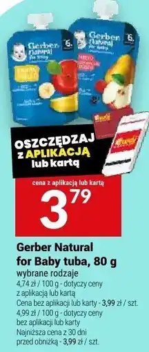 Twój Market Gerber Natural for Baby tuba oferta
