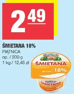 Spar Śmietana 18% 200 g Piątnica oferta