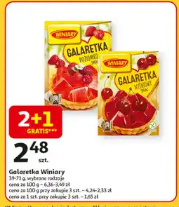 Auchan Galaretka wiśniowa Winiary galaretka oferta