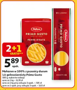 Auchan Makaron spaghetti nr 6 Melissa primo gusto oferta