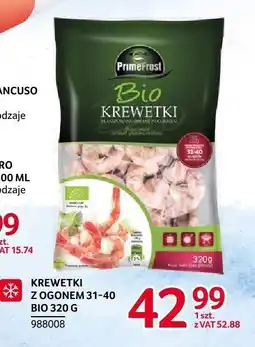 Selgros Krewetki z ogonem bio PrimeFrost 320g oferta