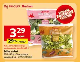 Auchan Mix sałat z rukolą Auchan oferta
