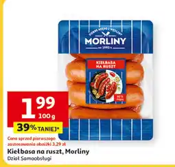 Auchan Kiełbasa na ruszt Morliny oferta