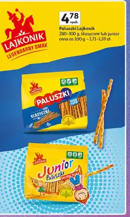 Auchan Paluszki Lajkonik junior paluszki oferta