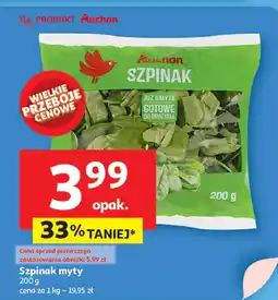 Auchan Szpinak myty Auchan oferta