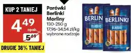 Delikatesy Centrum Parówki Berlinki Morliny oferta