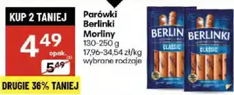 Delikatesy Centrum Parówki Berlinki Morliny oferta