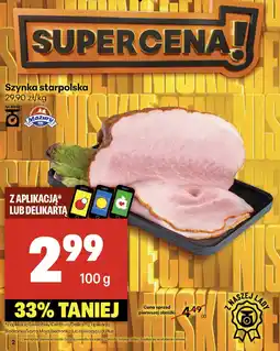 Delikatesy Centrum Szynka staropolska Mazury oferta