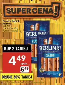 Delikatesy Centrum Parówki Berlinki Classic Morliny oferta