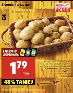 Delikatesy Centrum Ziemniaki wczesne Produkt Polski oferta