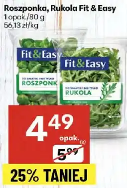 Delikatesy Centrum Roszponka, rukola Fit & Easy oferta