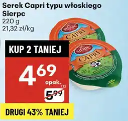 Delikatesy Centrum Serek Capri typu włoskiego Sierpc oferta