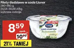 Delikatesy Centrum Filety śledziowe w sosie Lisner oferta
