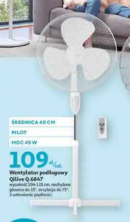 Auchan Wentylator podłogowy q.6847 Qilive oferta