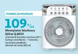 Auchan Wentylator biurkowy q.6519 Qilive oferta