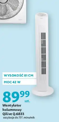 Auchan Wentylator kolumnowy 6833 Qilive oferta