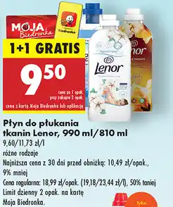 Biedronka Płyn do płukania Lenor oferta