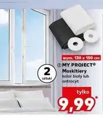 Kaufland Moskitiera bez ramki 130 x 150 cm antracyt K-Classic Myproject oferta
