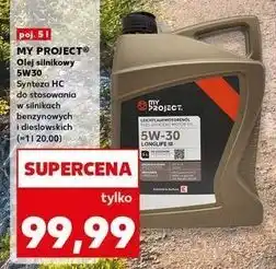 Kaufland Olej silnikowy 5w/30 Myproject oferta