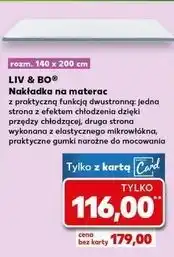 Kaufland Nakładka na materac 140 x 200 cm Liv & Bo oferta